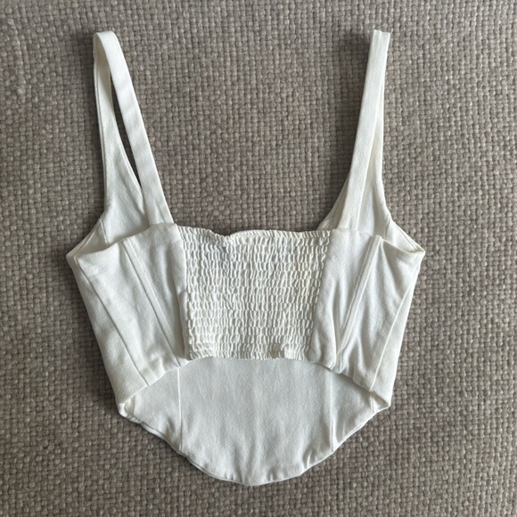Brock Collection x H&M White Corset Top - Picture 6 of 8